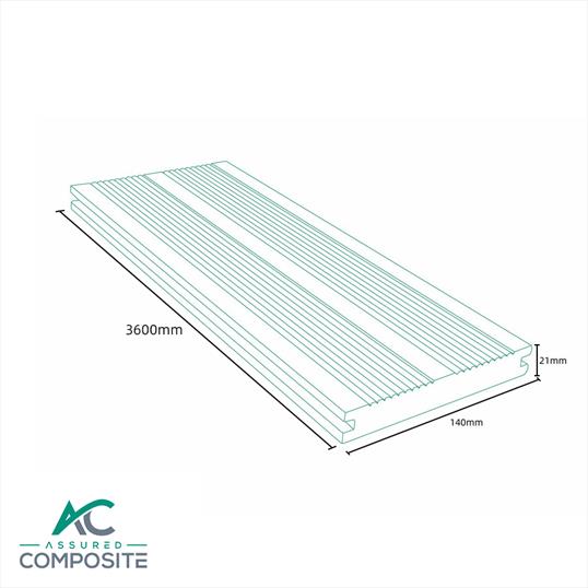 Classic Compsote Decking Illustration - Assured Composite