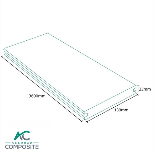 Elite Composite Decking Dimensions - Assured Composite