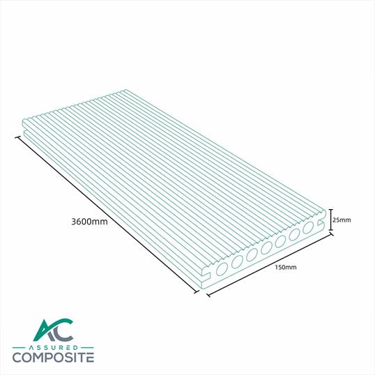 Premier Composite Decking Drawing - Assured Composite