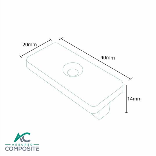 Premier Plastic clip Dimension - Assured Composite