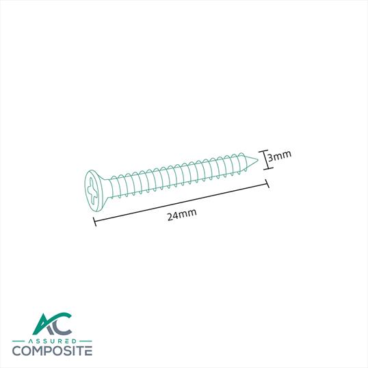 Screws For Metal Clips - Asured Composite
