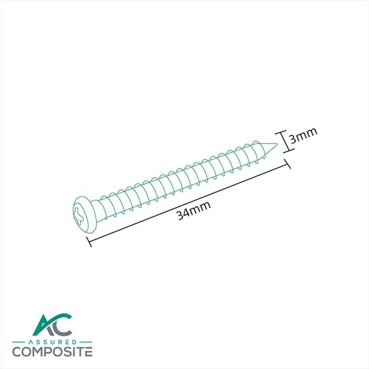 Screws for plastic clip Dimensions - Assured Composite