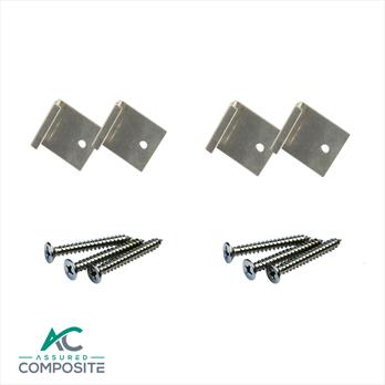 Stainless Steel Screws And Clips For Composite Cladding - Assured Composite
