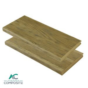 Classic Cedar Bullnose Edge Board - Assured Composite