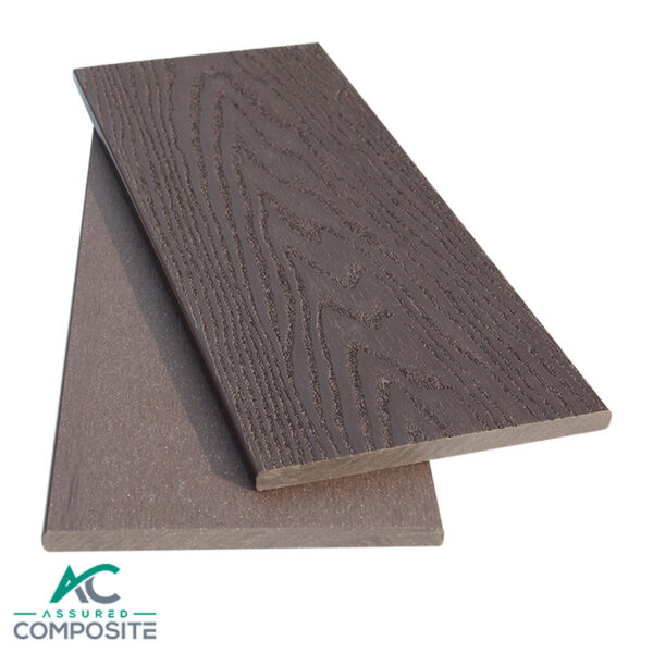 Coffee Sanded And Wood Grain Fascia - Assured Composite