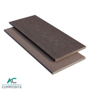 Coffee Sanded And Wood Grain Fascia - Assured Composite