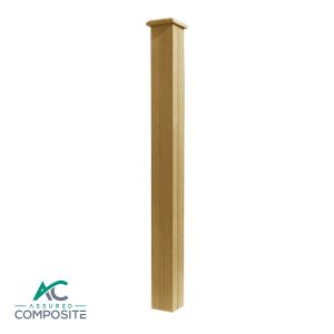 Luxury Cedar Composite Fence Post - Assured Composite