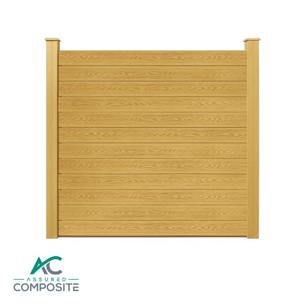 Luxury Cedar Composite Fence Panel - Assured Composite