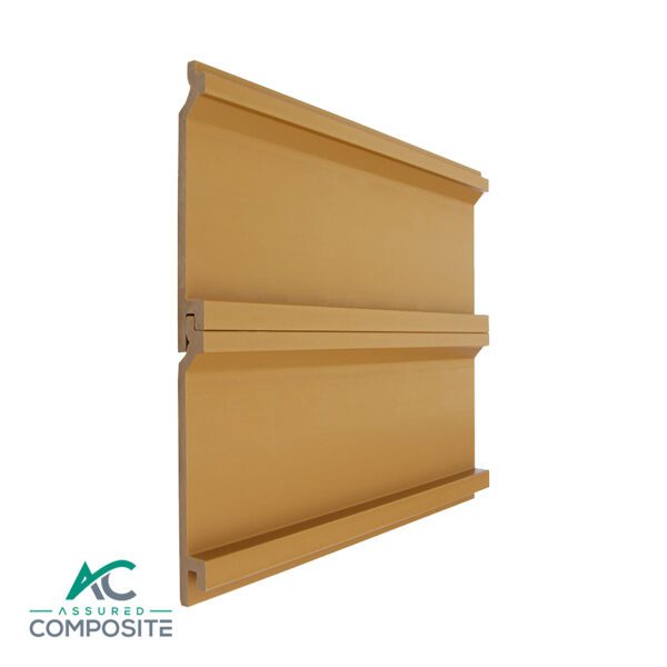 Cedar Sanded Composite Cladding Back View - Assured Composite