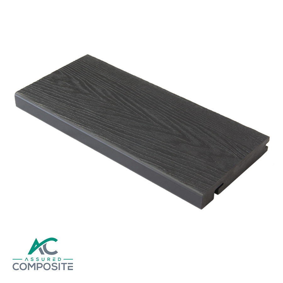 Premier Blue Grey Composite Bullnose Edge Board - Assured Composite