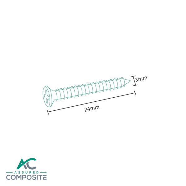 Stainless Steel Screw Dimensions - Assured Composite