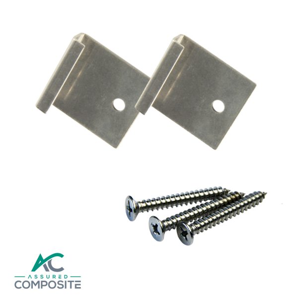 Stainless Steel Starter Clips & Screws - Assured Composite