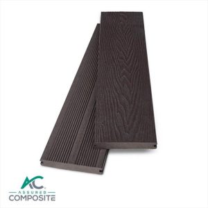 NATIONWIDE DELIVERY SAMPLE WPC Woodgrain Composite Chocolate Decking Board 