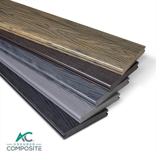 Classic Composite Decking Wood Grain Stack - Assured Composite