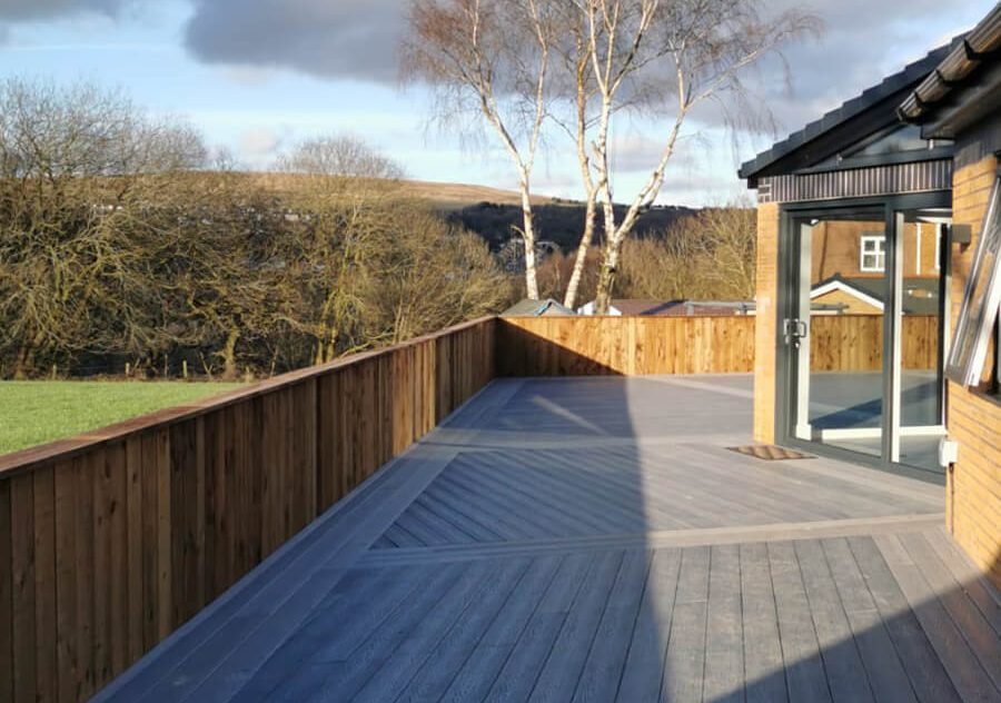 Grey Composite Decking In Manchester Case Study - Assured Composite