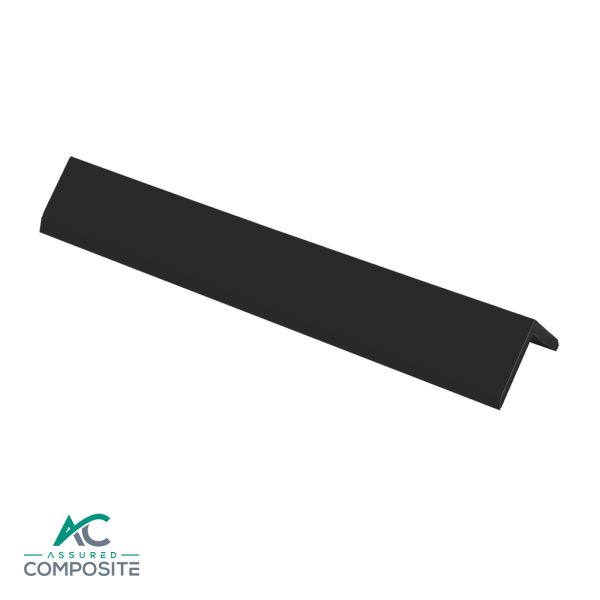 Black Superior & Elite Composite Cladding Corner Trim - Assured Composite