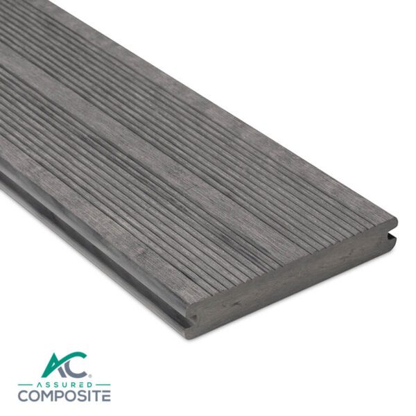 Grey Classic Composite Decking Board- Assured Composite