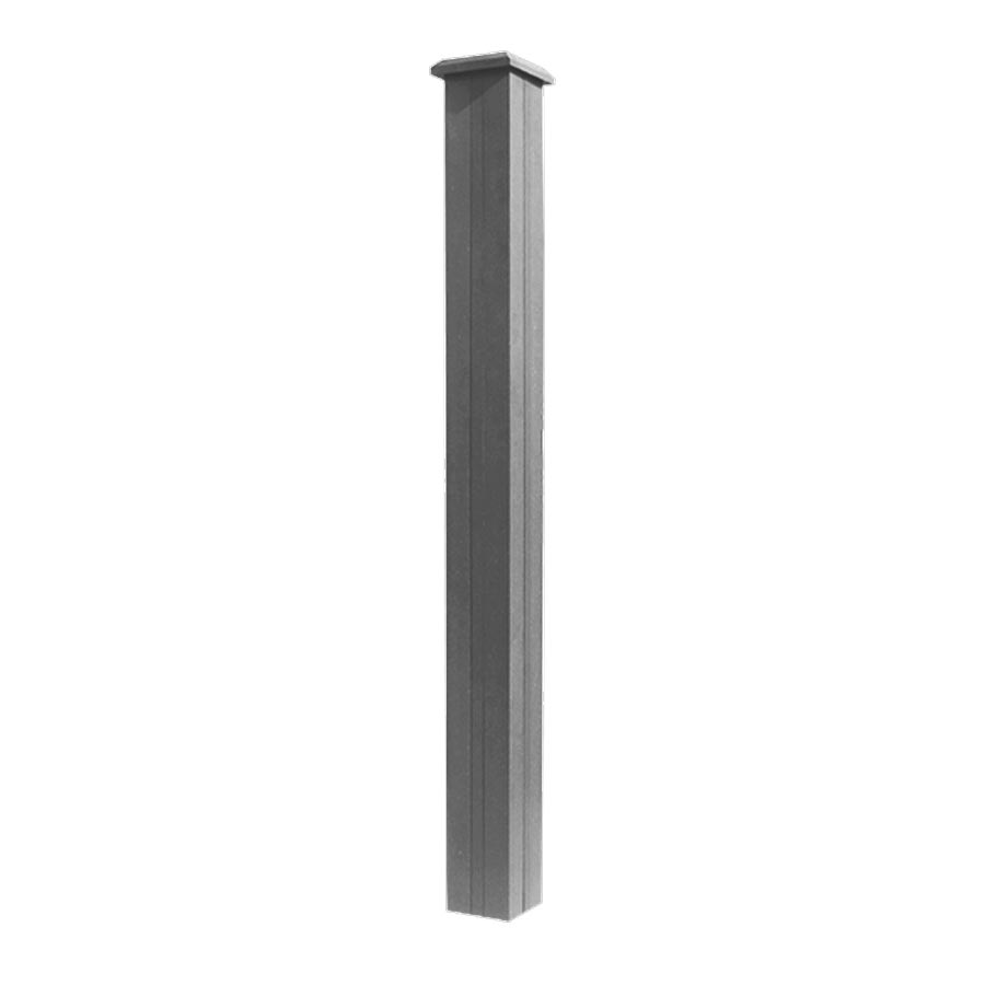 Light Grey Composite Decking Fence Post - Assured Composite
