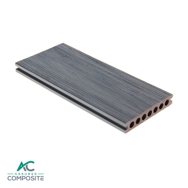 Stone Grey Superior Composite Decking Board - Assured Composite