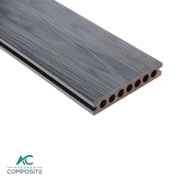 Stone Grey Superior Composite Decking Board - Assured Composite