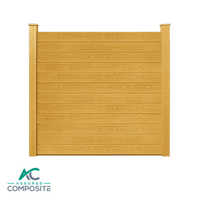 Cedar Composite Fence Panel - Assured Composite